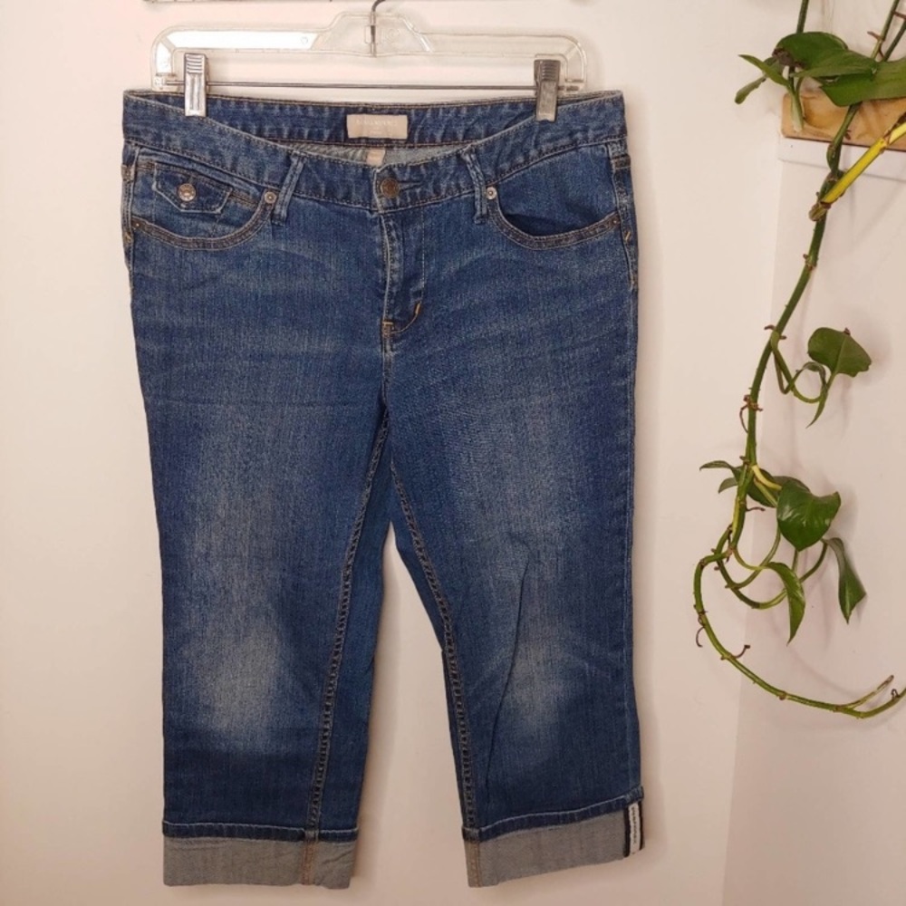 Banana Republic Factory Cropped Logo Jeans 10P